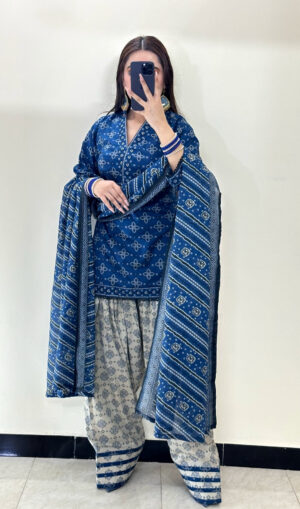 Bin Saeed Summer Printed Lawn 3 PC - ZSU25X30002