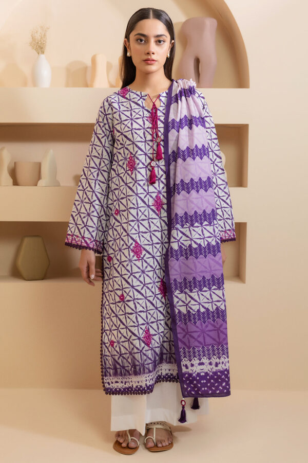Embroidered Shirt Dupatta - 0241 - Image 2
