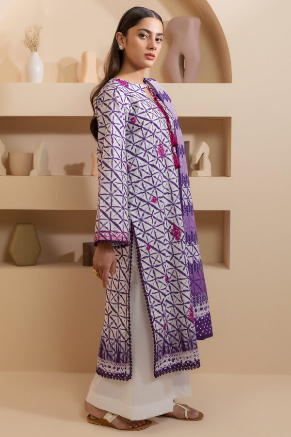 Embroidered Shirt Dupatta - 0241 - Image 5
