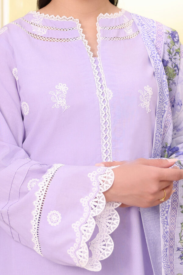 Embroidered Shirt Shalwar Dupatta - 0068 - Image 4