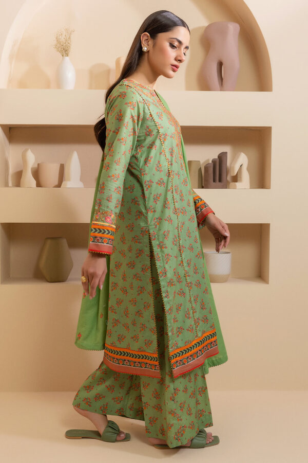 Embroidered Shirt Shalwar Dupatta - 0207 - Image 8