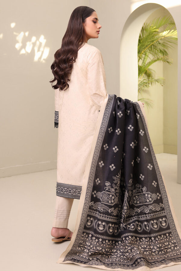 Embroidered Shirt Shalwar Dupatta - 0274 - Image 7