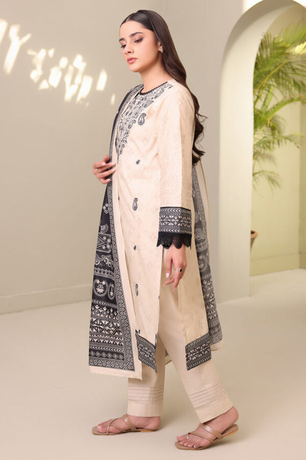 Embroidered Shirt Shalwar Dupatta - 0274 - Image 6