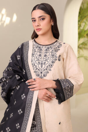 Embroidered Shirt Shalwar Dupatta - 0274