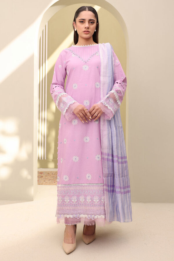 Embroidered Shirt Shalwar Dupatta - 0284 - Image 2