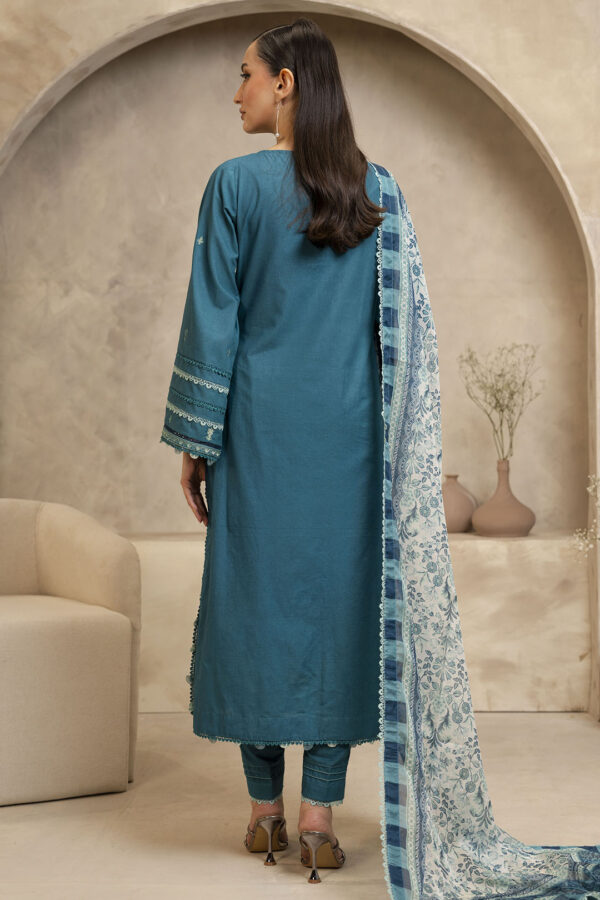 Embroidered Shirt Shalwar Dupatta - 0290 - Image 5