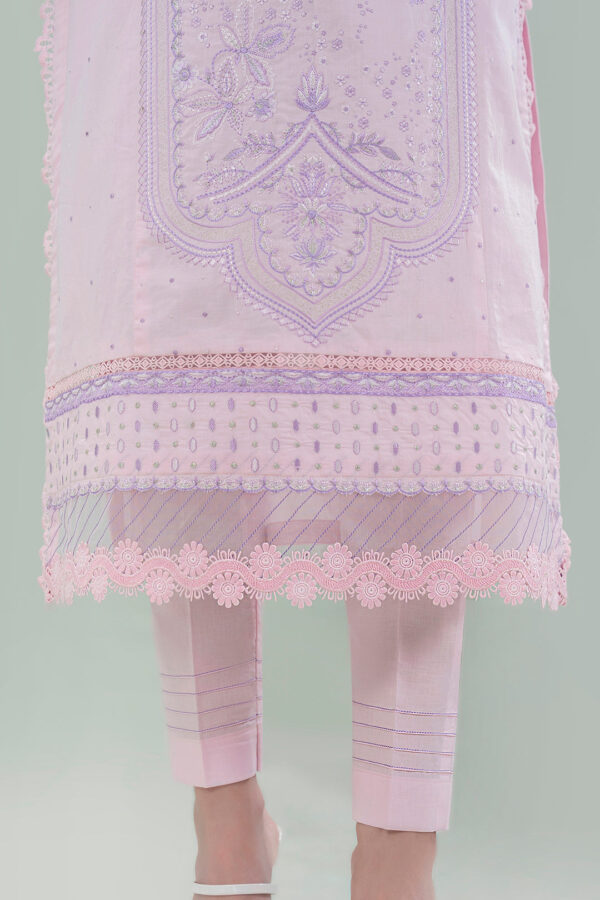 Embroidered Shirt Shalwar Dupatta - 0350 - Image 7
