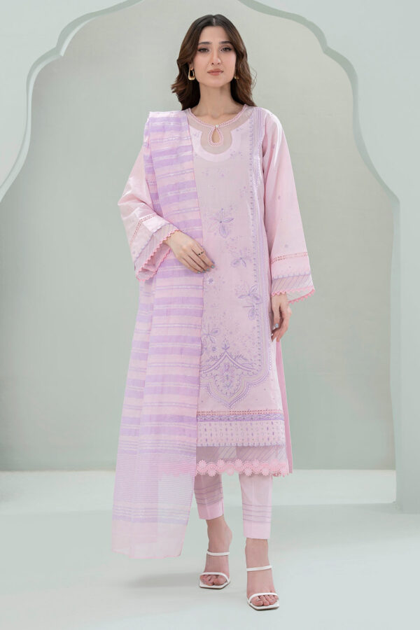 Embroidered Shirt Shalwar Dupatta - 0350 - Image 2