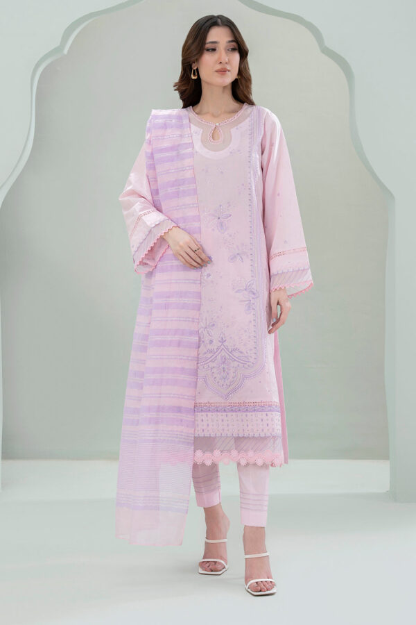 Embroidered Shirt Shalwar Dupatta - 0350 - Image 6