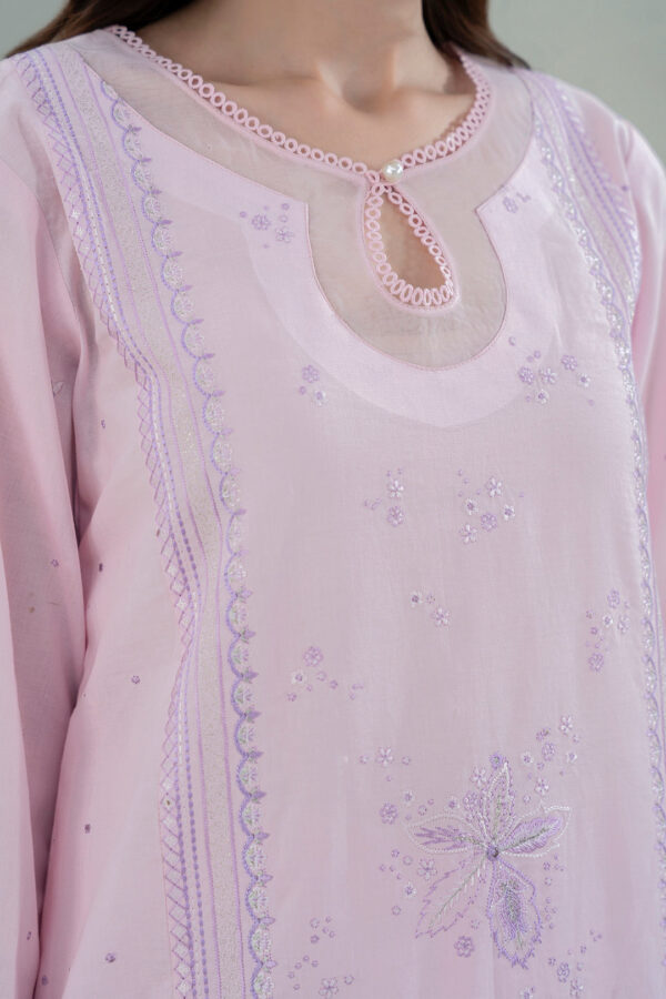 Embroidered Shirt Shalwar Dupatta - 0350 - Image 3