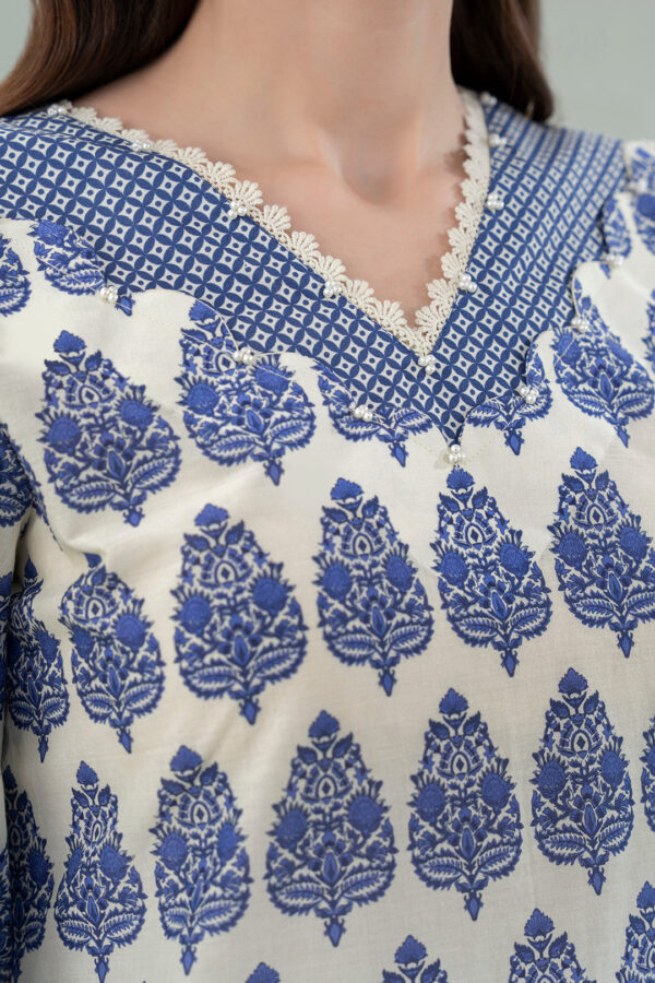 Embroidered Shirt Shalwar Dupatta - 0461 - Image 3