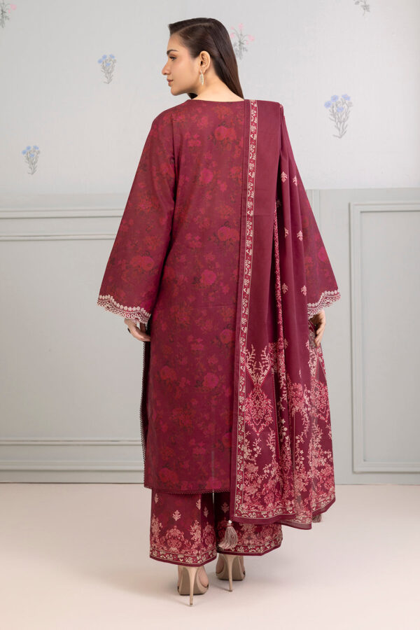 Embroidered Shirt Shalwar Dupatta - 0524 - Image 6